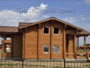 Деревянный дом из оцилиндрованного бревна «Бор-2» Деревянный дом из оцилиндрованного бревна «Бор-2»
