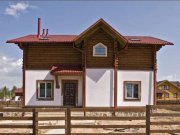 Деревянный дом из оцилиндрованного бревна «К-3» Деревянный дом из оцилиндрованного бревна «К-3»