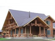 Деревянный дом из оцилиндрованного бревна «Монплизир - 1»