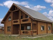 Деревянный дом из оцилиндрованного бревна «Парус» Деревянный дом из оцилиндрованного бревна «Парус»