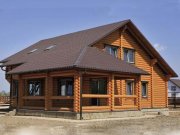 Деревянный дом из оцилиндрованного бревна «Причал-2» Деревянный дом из оцилиндрованного бревна «Причал-2»