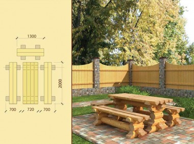 Столы и лавки №1